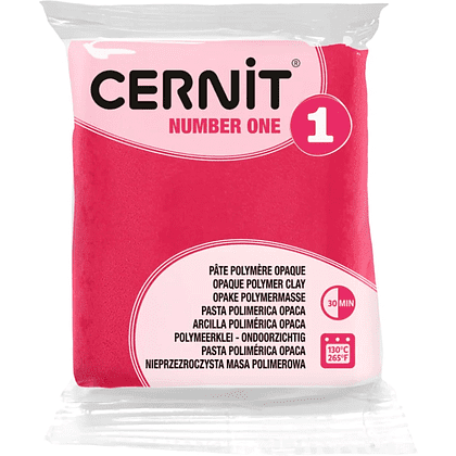 Полимерная глина "Cernit № 1 (Number One)", 56 г, 481 малиновый - 2