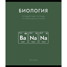 Тетрадь предметная "Нахимичили. Биология", А5, 48 листов, клетка