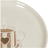 Тарелка керамическая "Coffee", 13.5х13.5 см, бежевый - 2