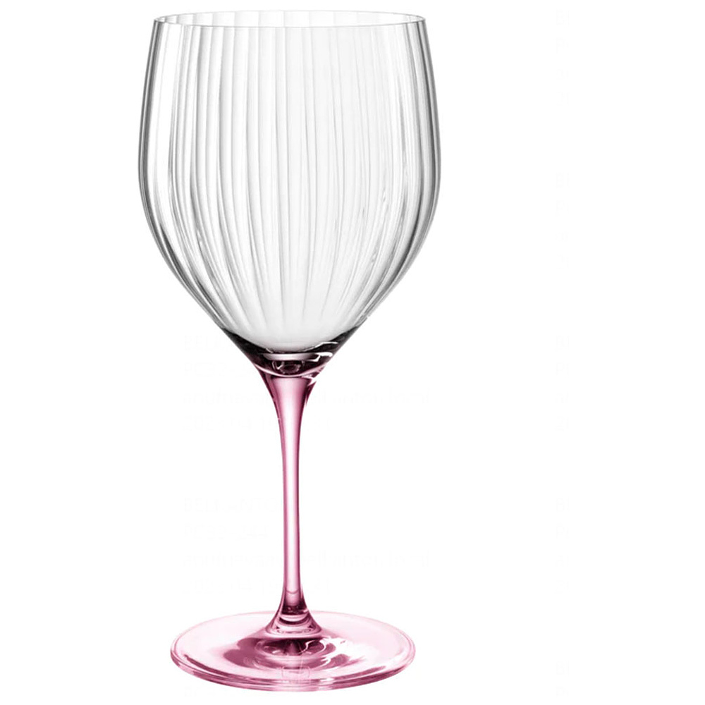  Бокал стеклянный для коктейлей "POESIA", 750 мл, розовый