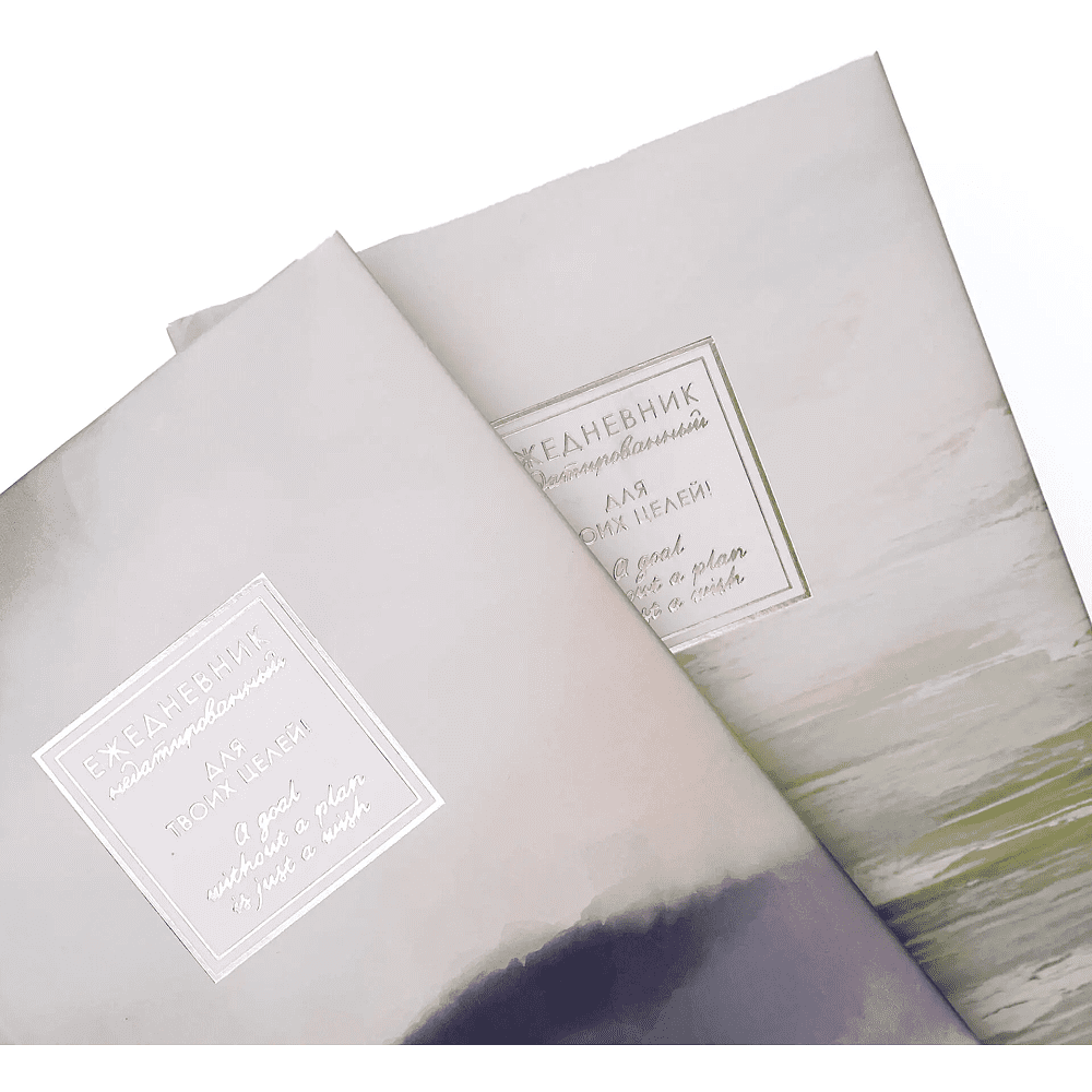 Ежедневник недатированный "Fantasy. Туманность", A5, 128 листов, серый - 4
