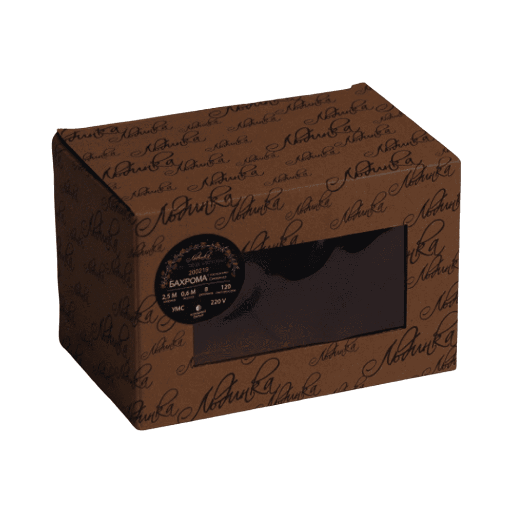 Гирлянда электрическая LED "Бахрома. Снежинка", белый