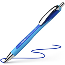 Ручка шариковая автоматическая "Schneider Slider Rave XB", голубой, синий, стерж. синий