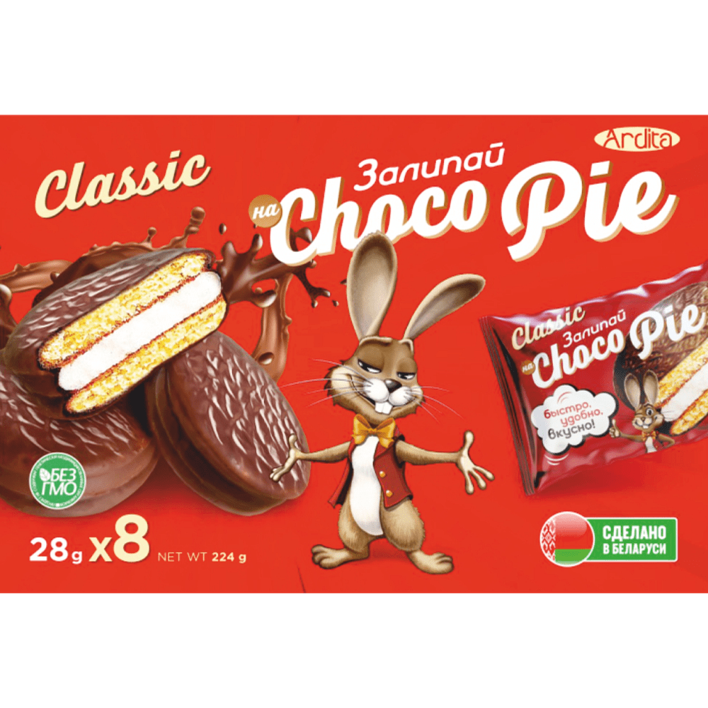 Печенье "Залипай на Choco Pie Классик", 224 г