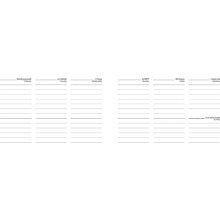 Еженедельник недатированный "Creator. Jasmine", А6, 64 листа, зеленый