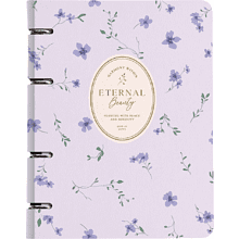 Тетрадь "Posy", А5, 120 листов, клетка, на кольцах, фиолетовый