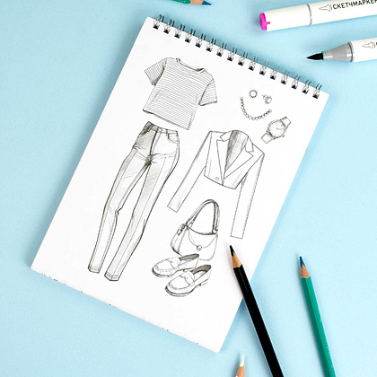 Раскраска "Создай образ.. Весна в париже" - 8