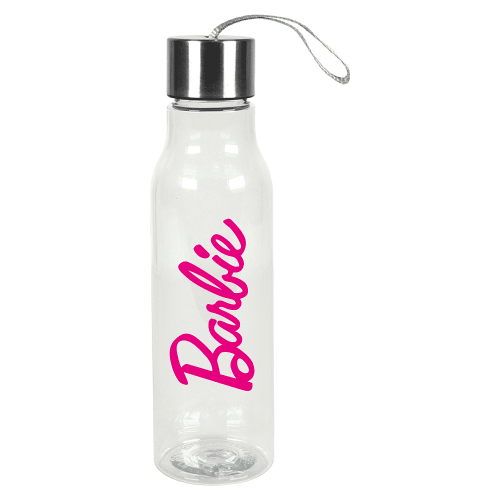 Бутылка для воды "Barbie", розовый, прозрачный