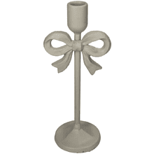 Подсвечник "Bow", 10,5x8,5x25,5 см, слоновая кость