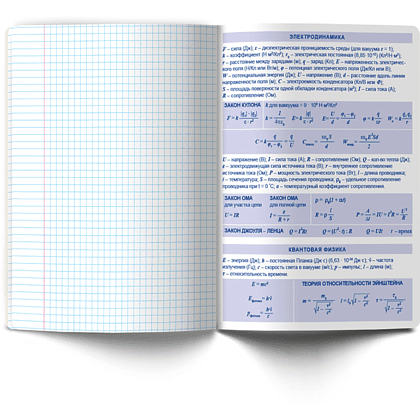 Тетрадь предметная "Без фильтров. Физика", А5, 48 листов, клетка - 3