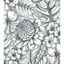 Раскраска "Colouring Book. Beautiful Blooms", (английский язык)