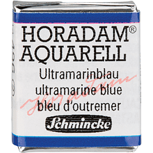 Краски акварельные "Schmincke Horadam", 496 ультрамарин синий, полукювета