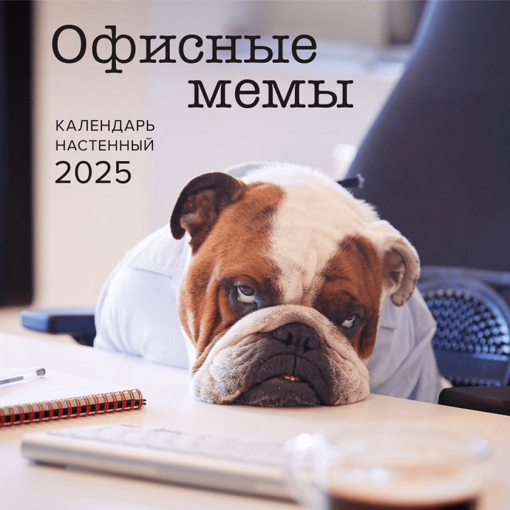 Календарь настенный перекидной "Офисные мемы" на 2025 год