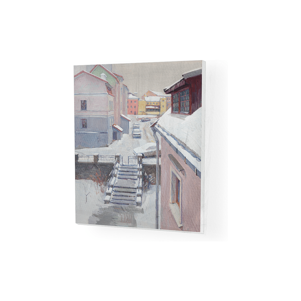 Картина по номерам "Дворик в Троецком. Игорь Свентицкий", 40x50 см - 5