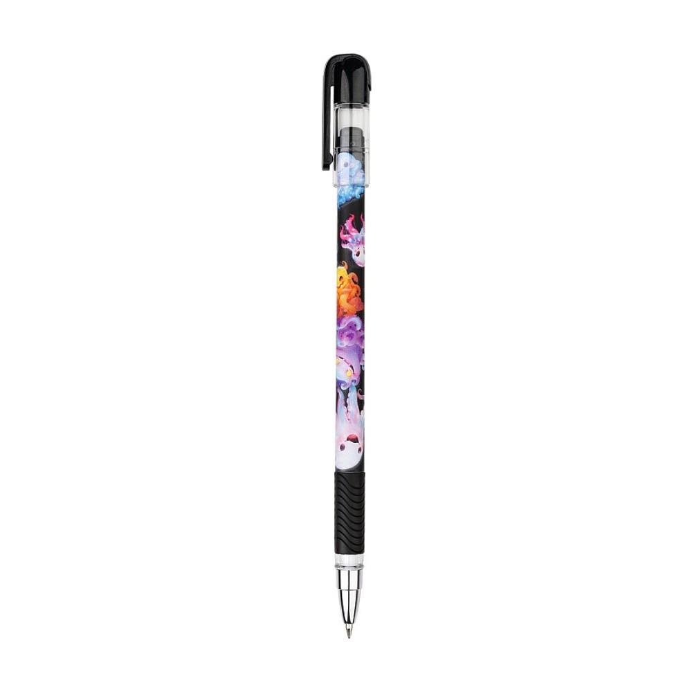 Ручка шариковая "MagicWrite. Превосходство в черном. Вечеринка осьминогов", 0,5 мм, пластик, стерж. синий