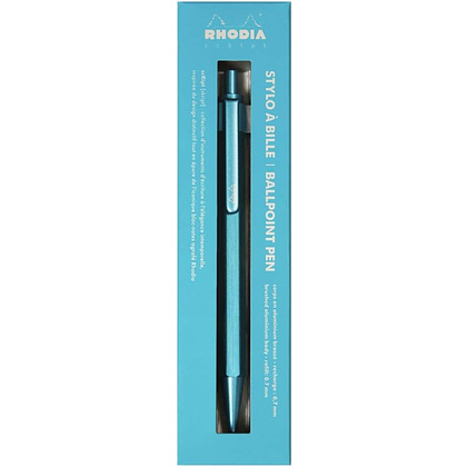Ручка шариковая автоматическая "scRipt", 0.7 мм, лазурный, стерж. черный - 2