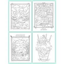 Раскраска "Раскраска в корейском стиле. Милые зверята"