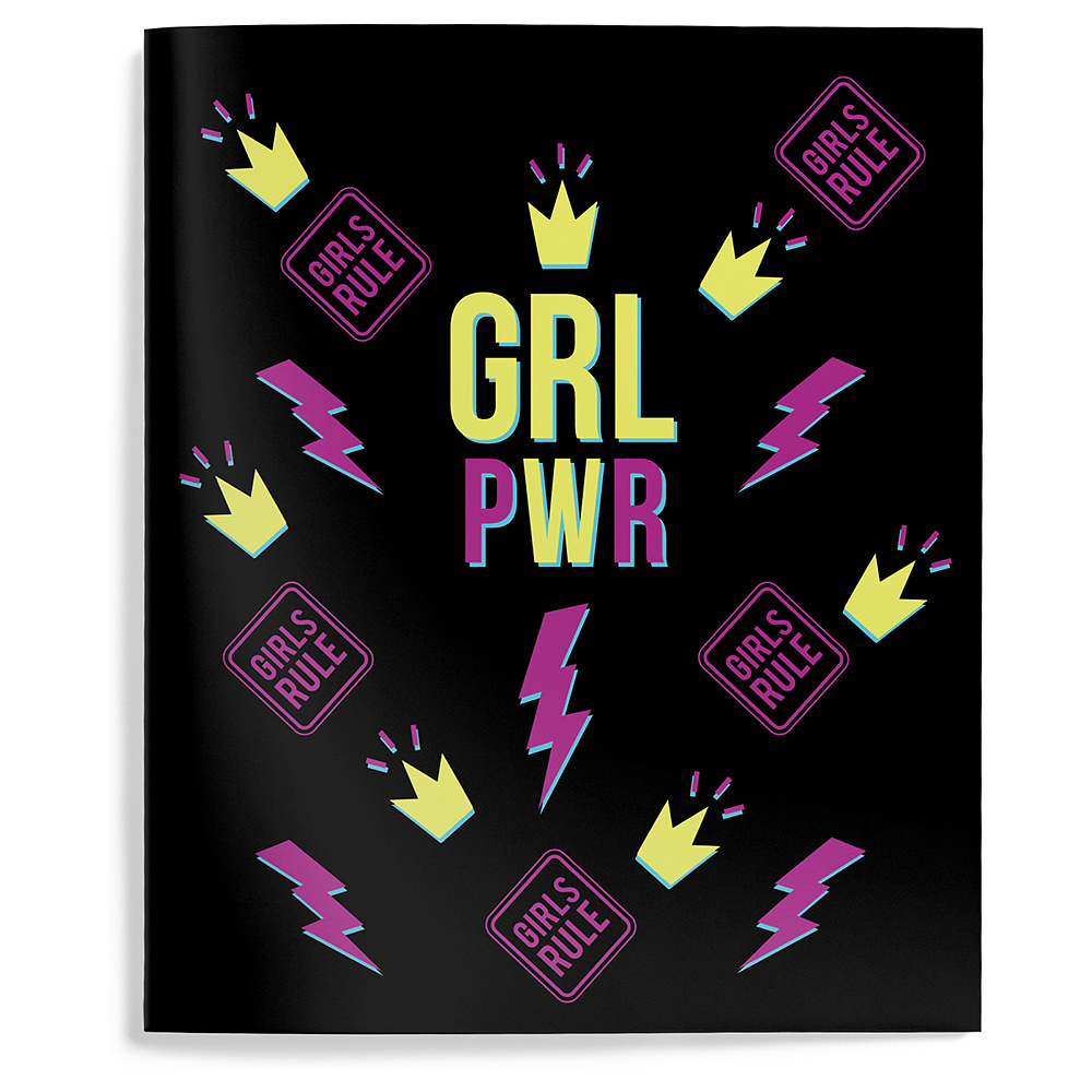 Тетрадь "Girl Power", А5, 48 листов, клетка, ассорти - 4