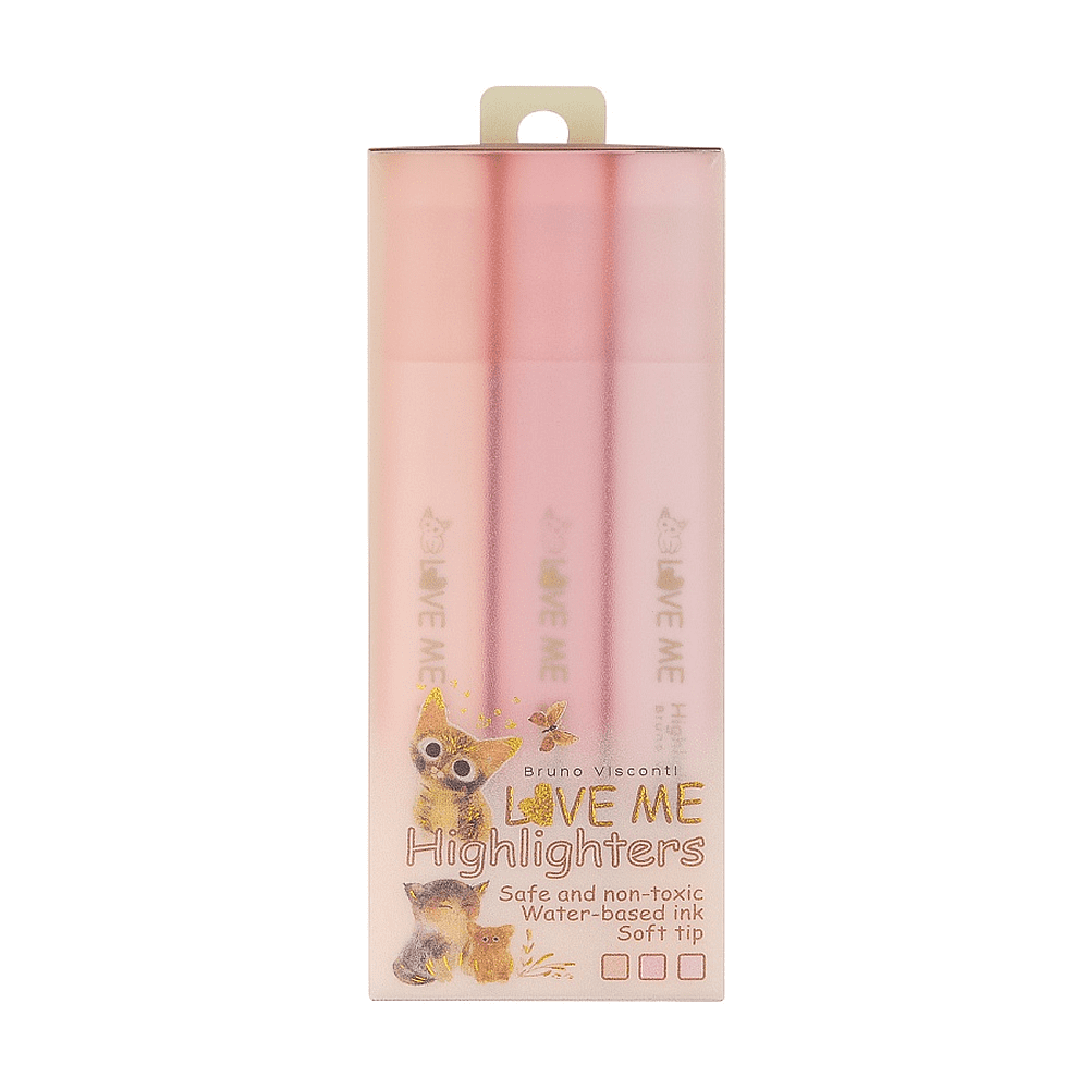 Набор маркеров текстовых “Love me”, 3 штук, ассорти - 2