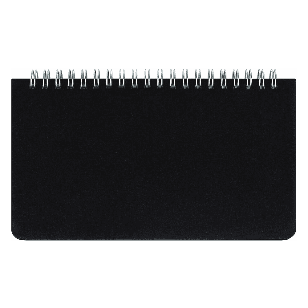 Планер недатированный "Бьянчини", 190х110 мм, 68 листов, черный