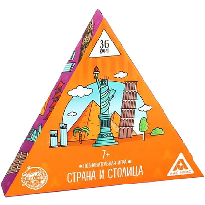 Игра настольная "Страна и столица 7+"