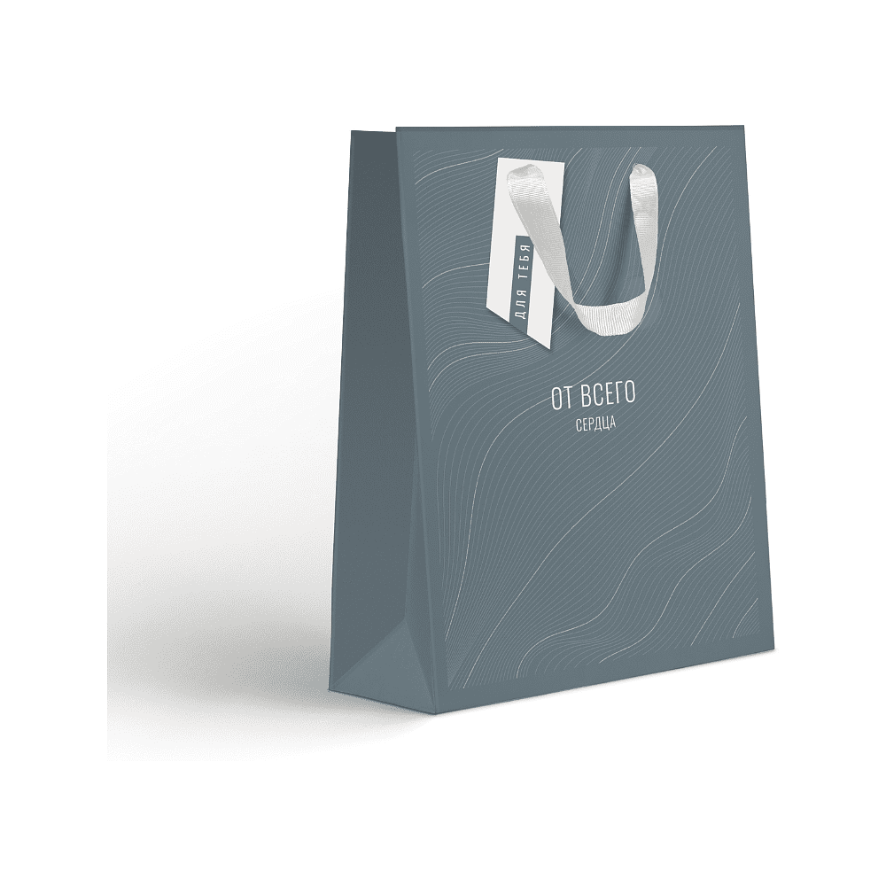 Пакет бумажный подарочный "Country MS", 18х22.7х10 см, ассорти - 2