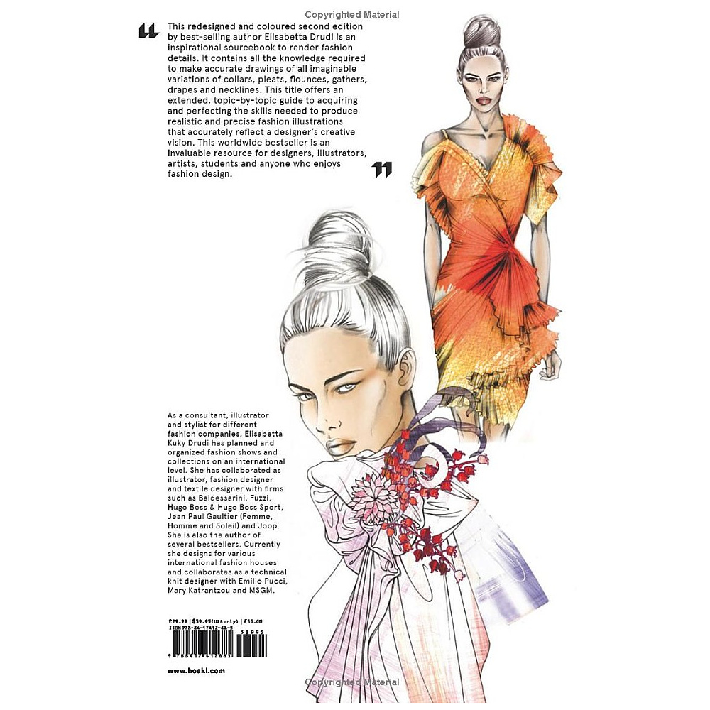 Книга на английском языке "Fashion Details: 4,000 Drawings", Elisabetta Kuky Drudi - 9