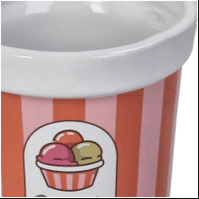 Кашпо "Gelato", керамика, разноцветный