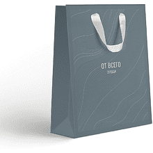 Пакет бумажный подарочный "Country MT", 18х22.7х10 см, ассорти