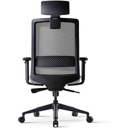 Кресло для руководителя Bestuhl "S30", сетка , ткань, пластик, серый - 5