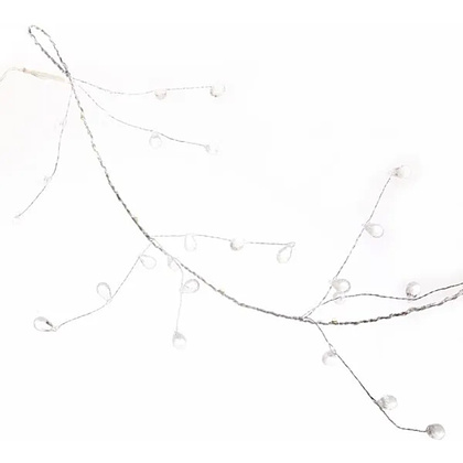 Гирлянда LED "Сверкающие хрусталики", 1,5 м, белый - 5