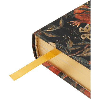 Ежедневник недатированный "Flora. Гранат", А7, 416 страниц, черный, красный - 2