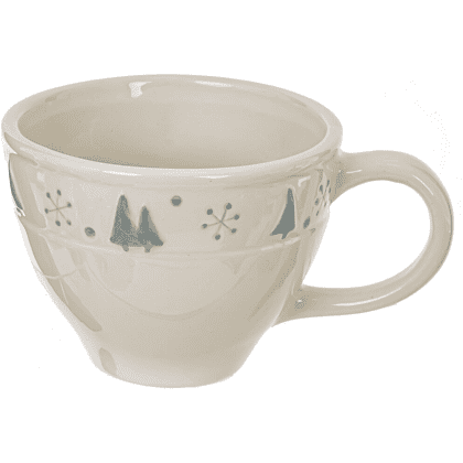 Чашка с блюдцем "Белый медведь", керамика, 245 мл, белый - 2