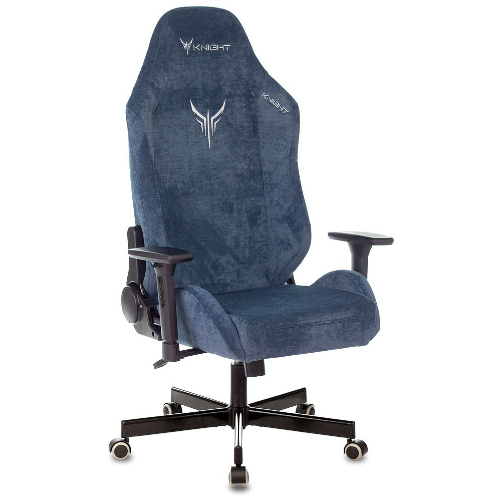Кресло игровое Бюрократ "VIKING KNIGHT N1 Fabric", ткань, металл, синий - 6