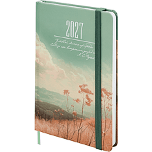 Ежедневник датированный "Landscape" на 2027, А5, 320 страницы, линейка, разноцветный