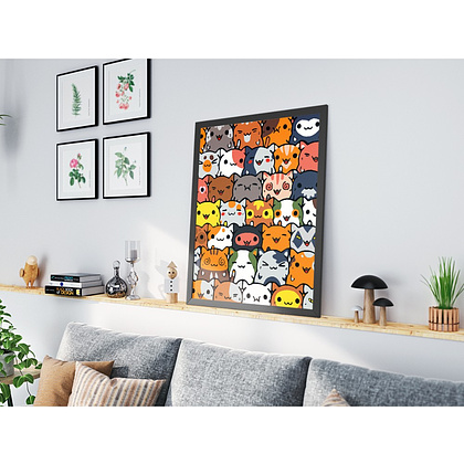 Картина по номерам "Котики" - 5 Картина по номерам "Котики" - 5