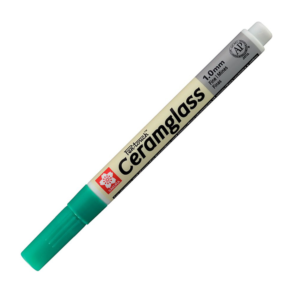 Маркер для стекла и керамики "Pen-Touch CeramGlass" Fine, 1 мм, зеленый