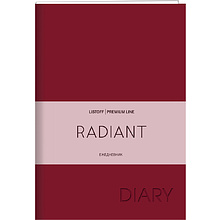 Ежедневник недатированный "Radiant", А5, 152 страницы, красный