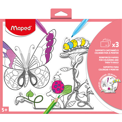 Набор для творчества Maped "Creative”: раскраска с наклейками - 2