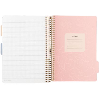 Книга записная "Flora. Paradise. Oranges", A5, 200 листов, клетка, линейка, точка, оранжевый - 4