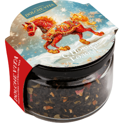 Чай Dolche vita "С Новым Годом", 50 гр, черный