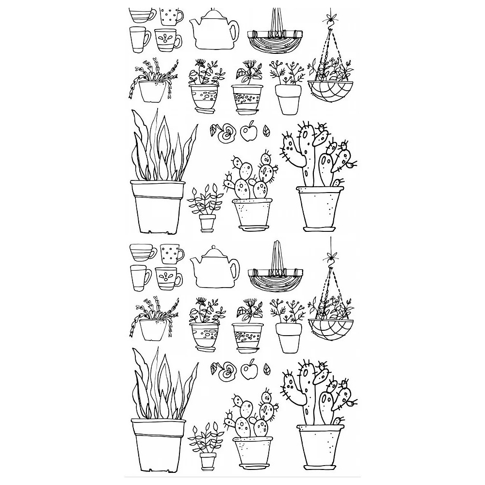 Раскраска "Вкус утра. Чай и кофе" - 7