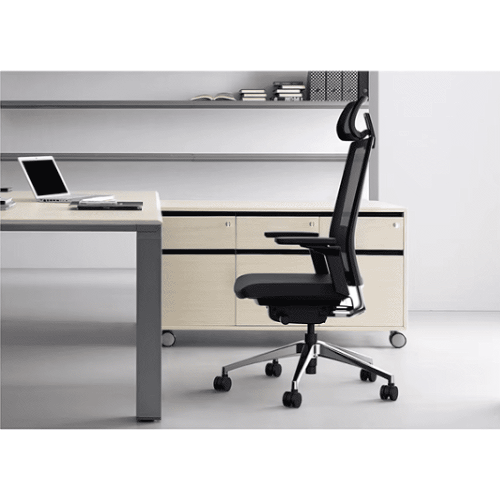 Кресло для руководителя SitZone "E-BA-001A", ткань, пластик, черный - 9