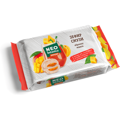 Зефир с желейной начинкой СМУЗИ "Neo-botanica IMMUNO", со вкусом абрикос-манго, 280 г