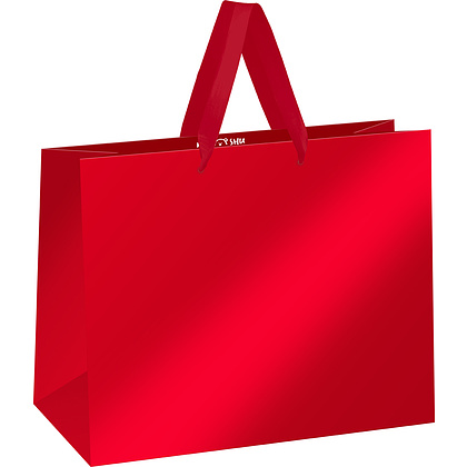 Пакет подарочный 32*26*12 см "Red", ламинированный