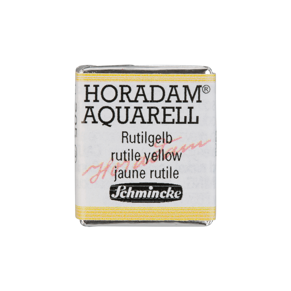Краски акварельные "Schmincke Horadam", 205 желтый рутиловый, полукювета