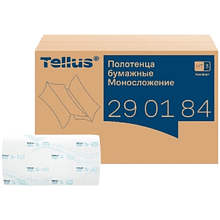 Полотенца бумажные Tellus Моносложение Комфорт, листовые, 2 слоя, 200 листов, H3