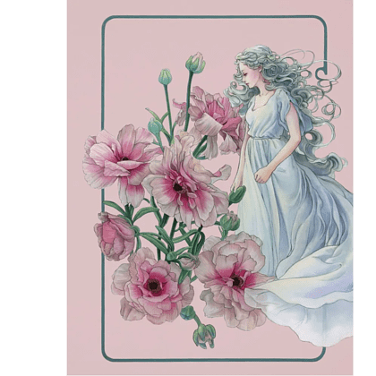 Раскраска "Феи-хранительницы чудесного сада" - 7