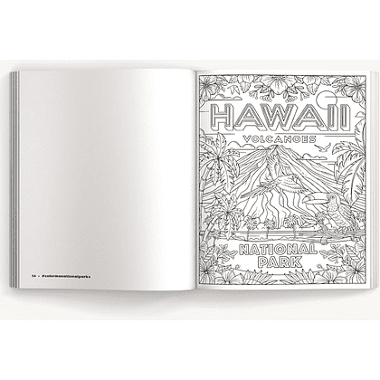 Раскраска на английском языке "Color Me. National Parks. An Adventurous Coloring Book" - 3
