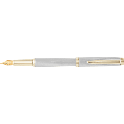 Ручка перьевая "Pierre Cardin Shine", F, серебристый - 2